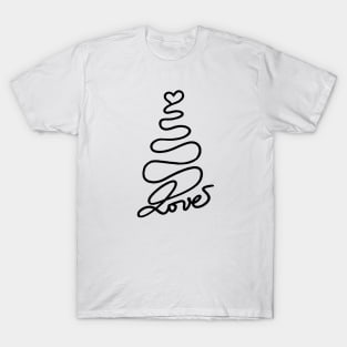 Love Christmas tree T-Shirt